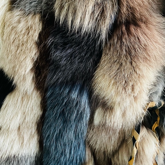 Neiman Marcus custom-made fox fur vest XL large like new very heavy fox fur - Picture 5 of 12